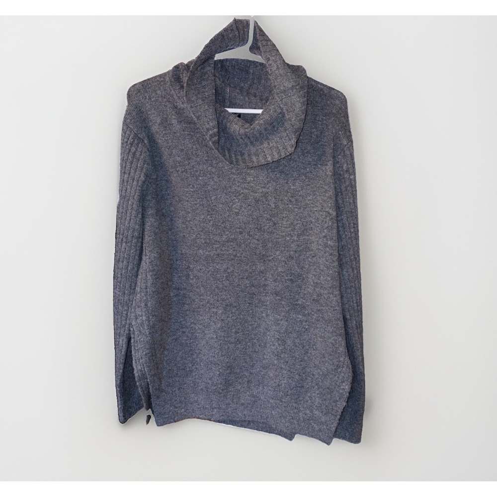 Topshop Oversized Size S/2 Slouchy Cabincore Cozy Turtleneck Womens Shirt